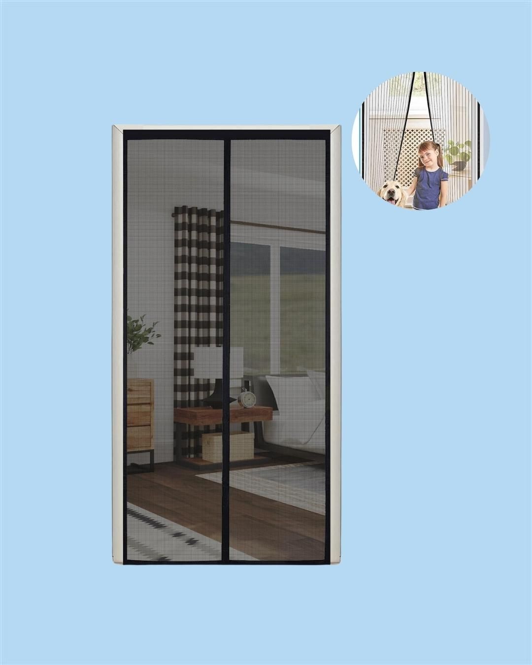 Magnetic Mosquito Mesh Door Curtain – Keep Insects Out, Let Fresh Air In