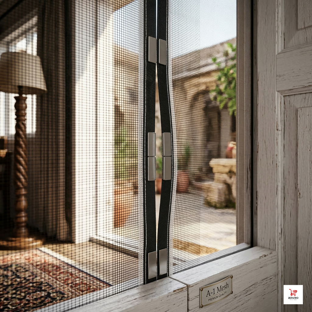 Magnetic Mosquito Mesh Door Curtain – Keep Insects Out, Let Fresh Air In